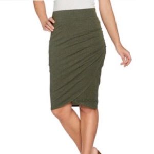 LOGO Lounge French Tulip Terry Pencil Skirt